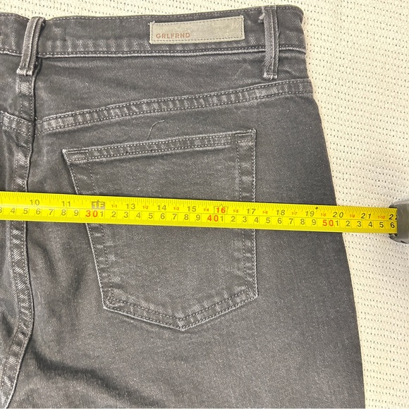 GRLFRND Women’s Jeans 32 Black Karolina stretchy Button Fly High Rise Skinny - Picture 13 of 14